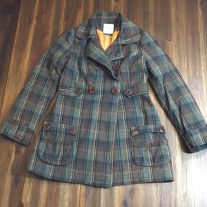 Heritage 1981 Peacoat Plaid Hooded Jacket